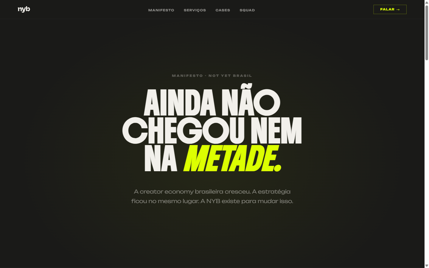 NOT YET BRASIL